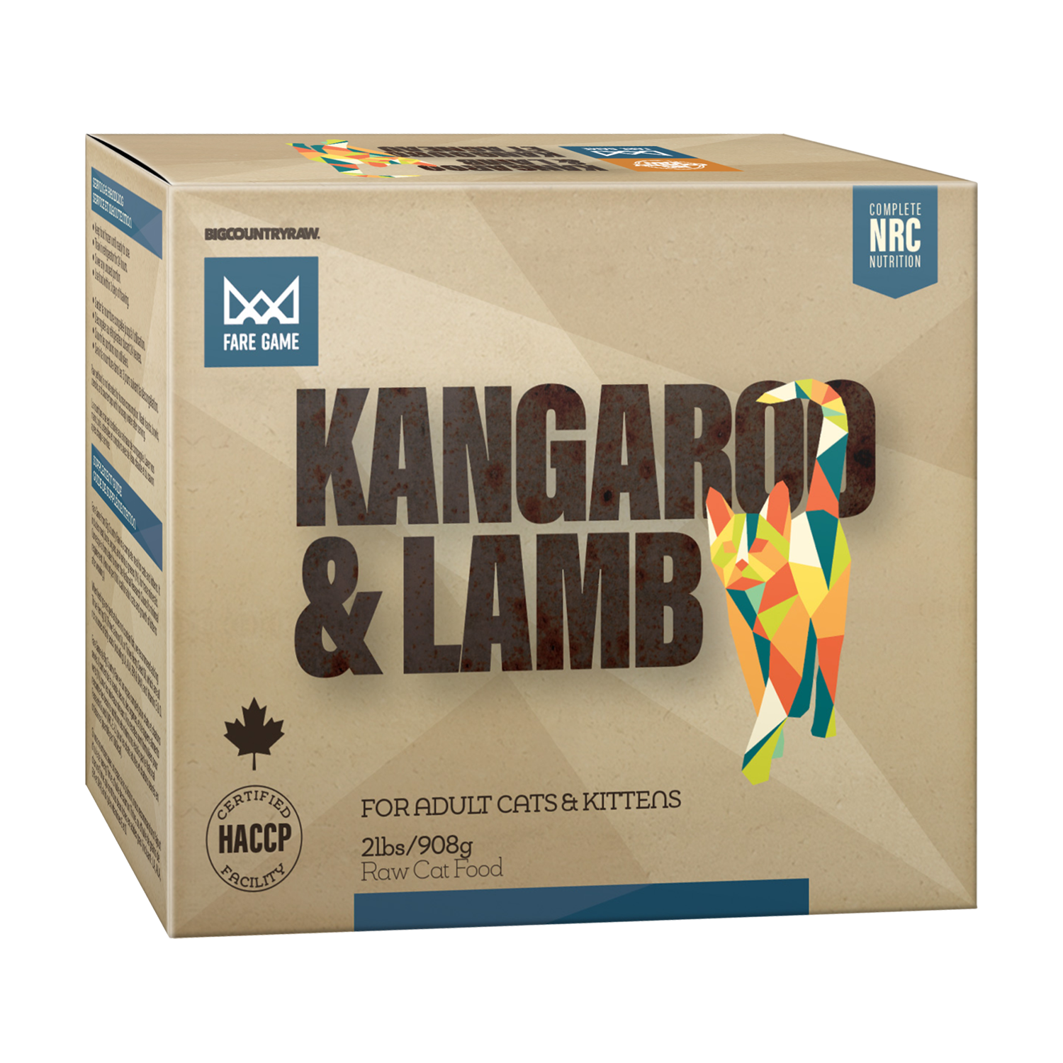 Big Country Raw - Fare Game - Kangaroo & Lamb
