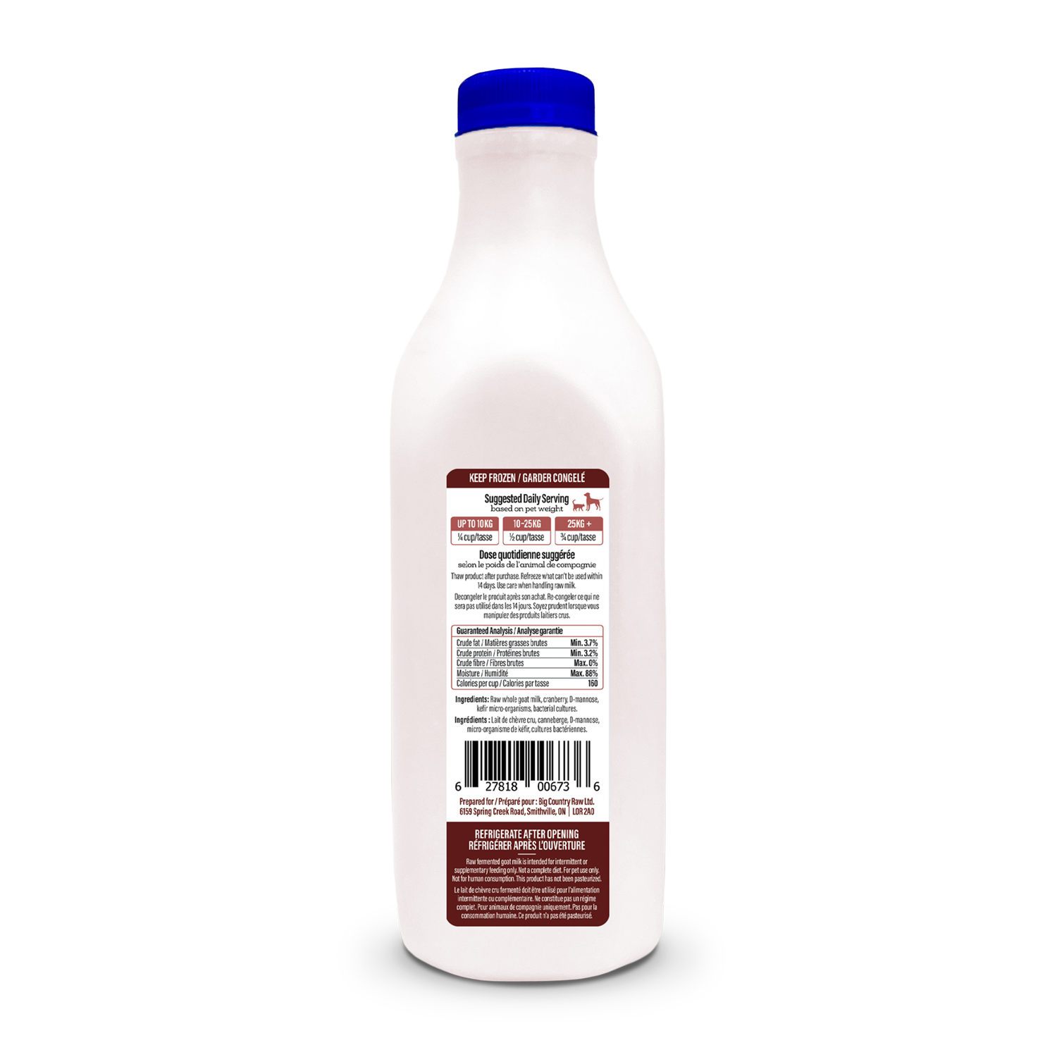 Big Country Raw - Goat Milk - Vitality