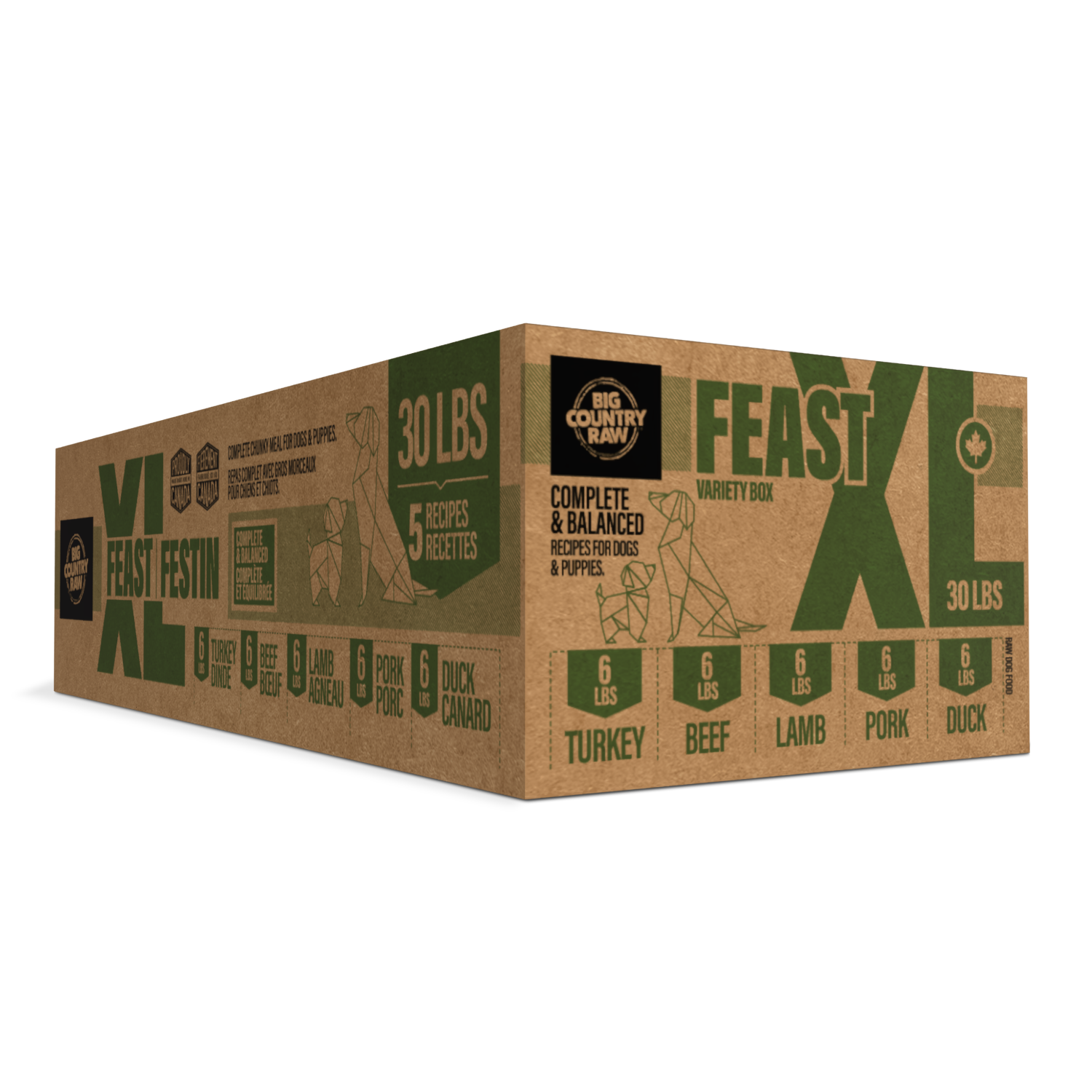 Big Country Raw - XL - Feast