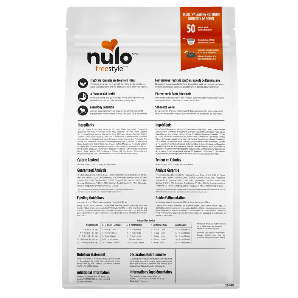 Nulo Freestyle - Cat & Kitten - Turkey & Duck