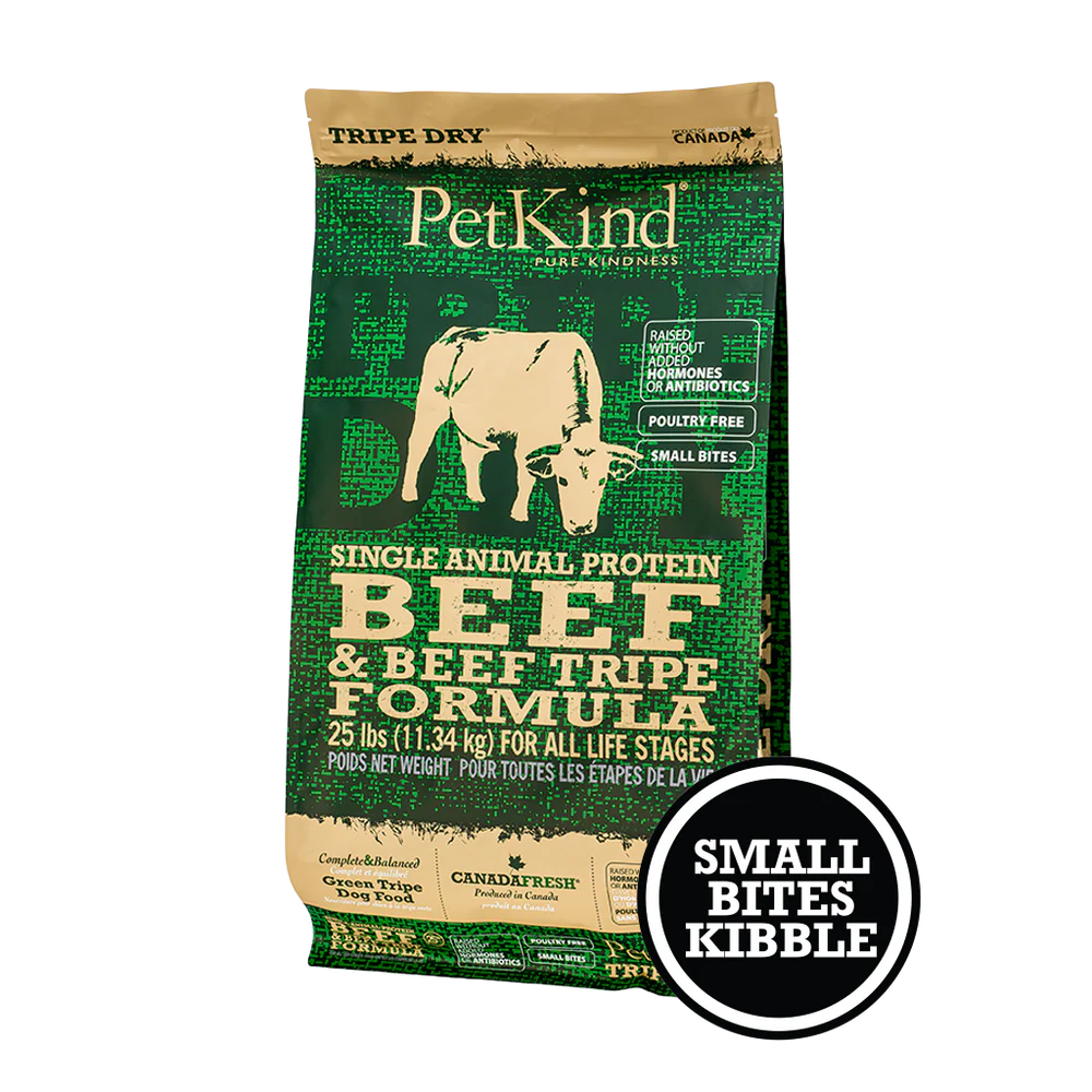 Petkind - Single Animal Protein - Green Tripe & Beef Formula