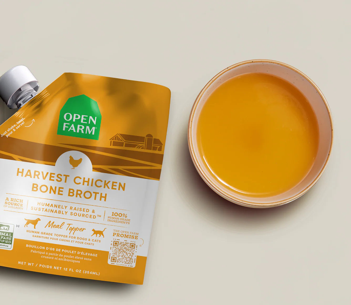 Open Farm - Bone Broth - Harvest Chicken