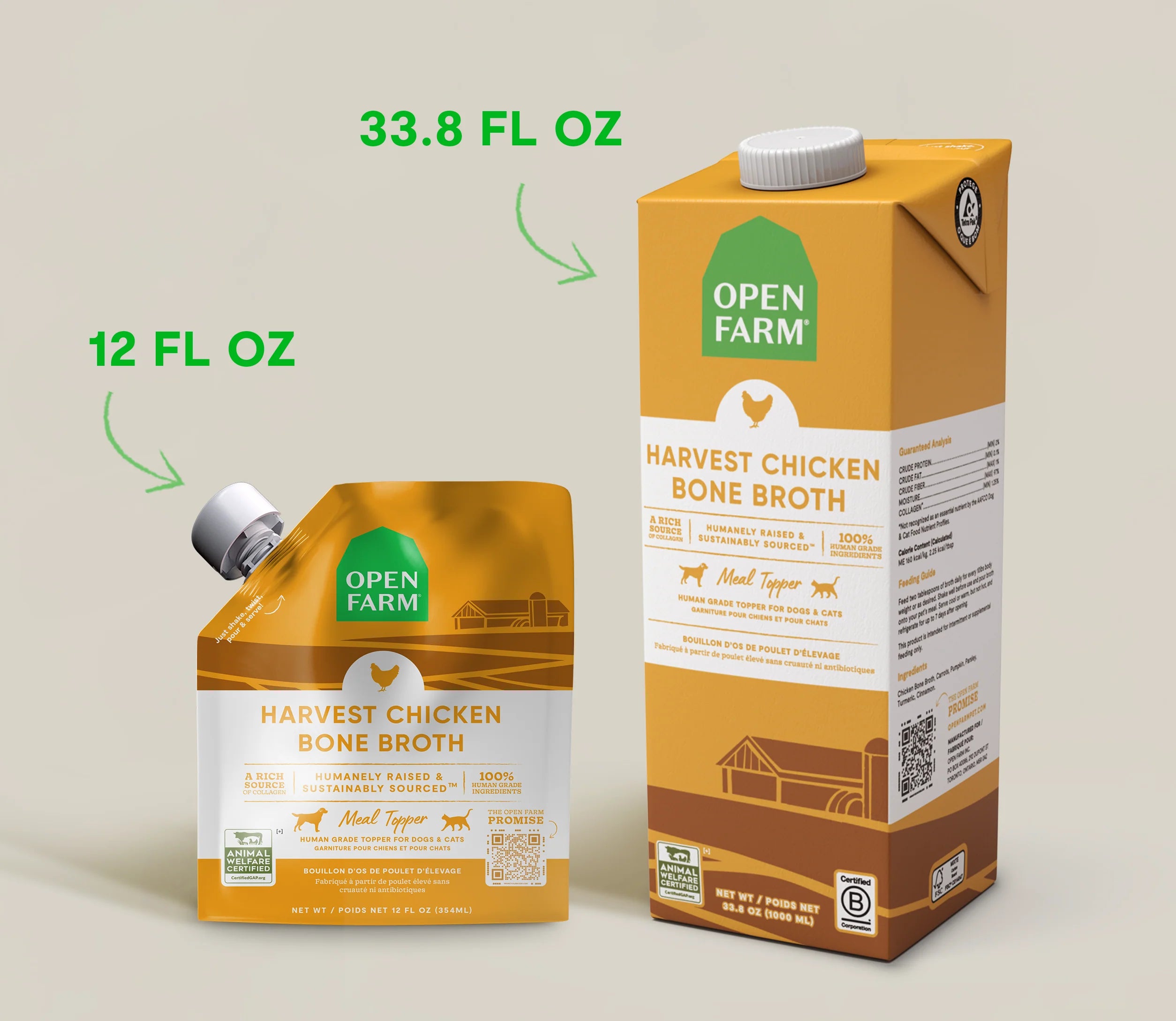 Open Farm - Bone Broth - Harvest Chicken