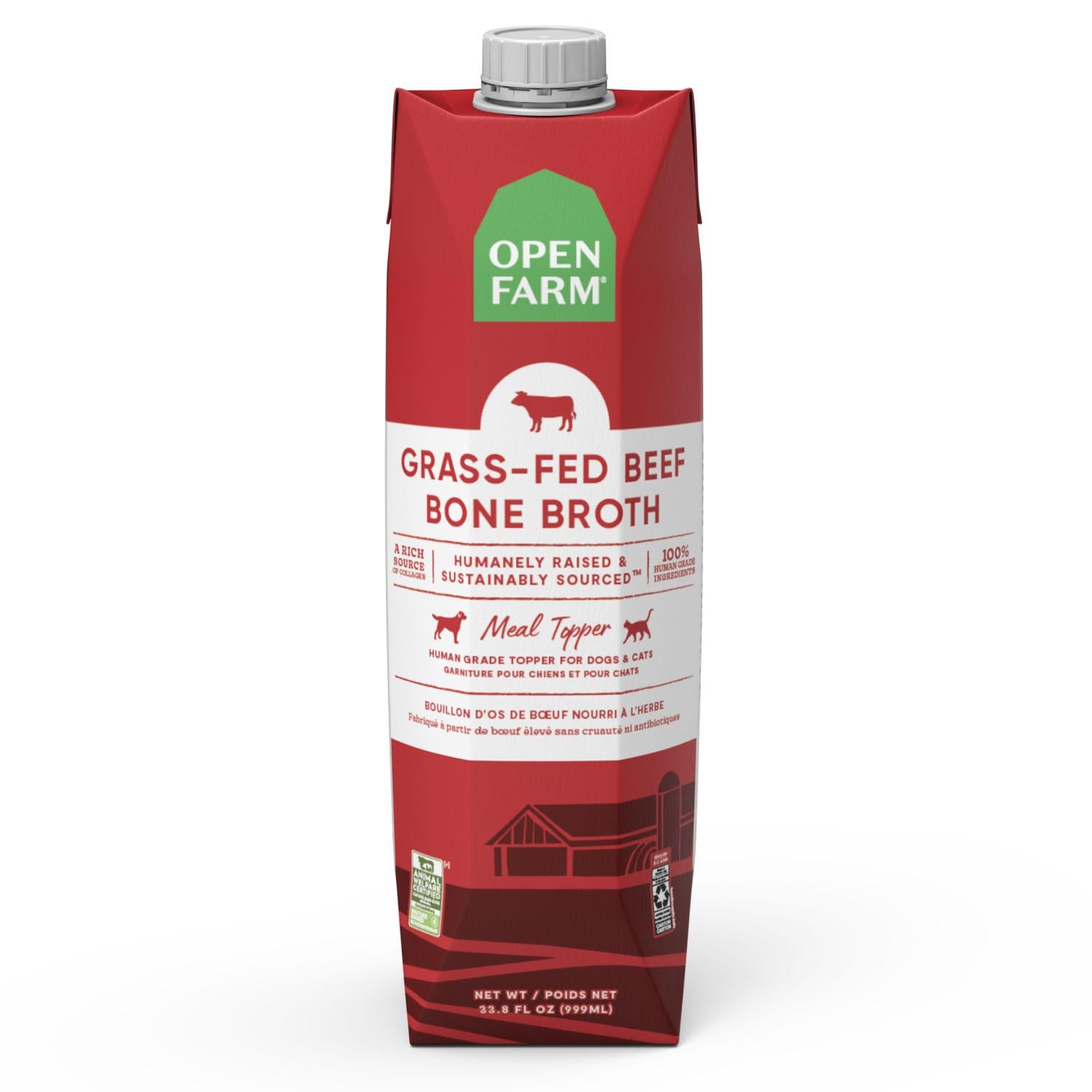 Open Farm - Bone Broth - Grass Fed Beef