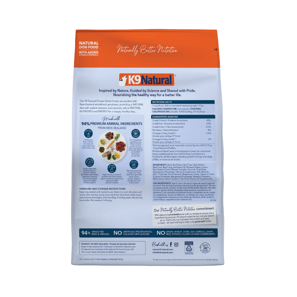 K9 Natural - Beef Feast