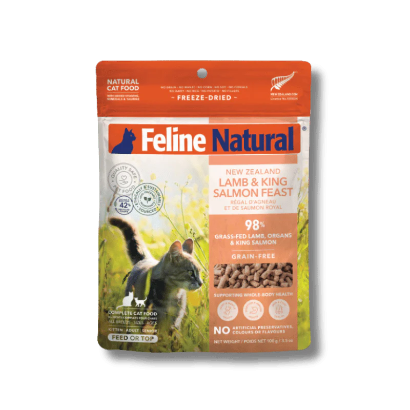 Feline Natural - Lamb and King Salmon Feast