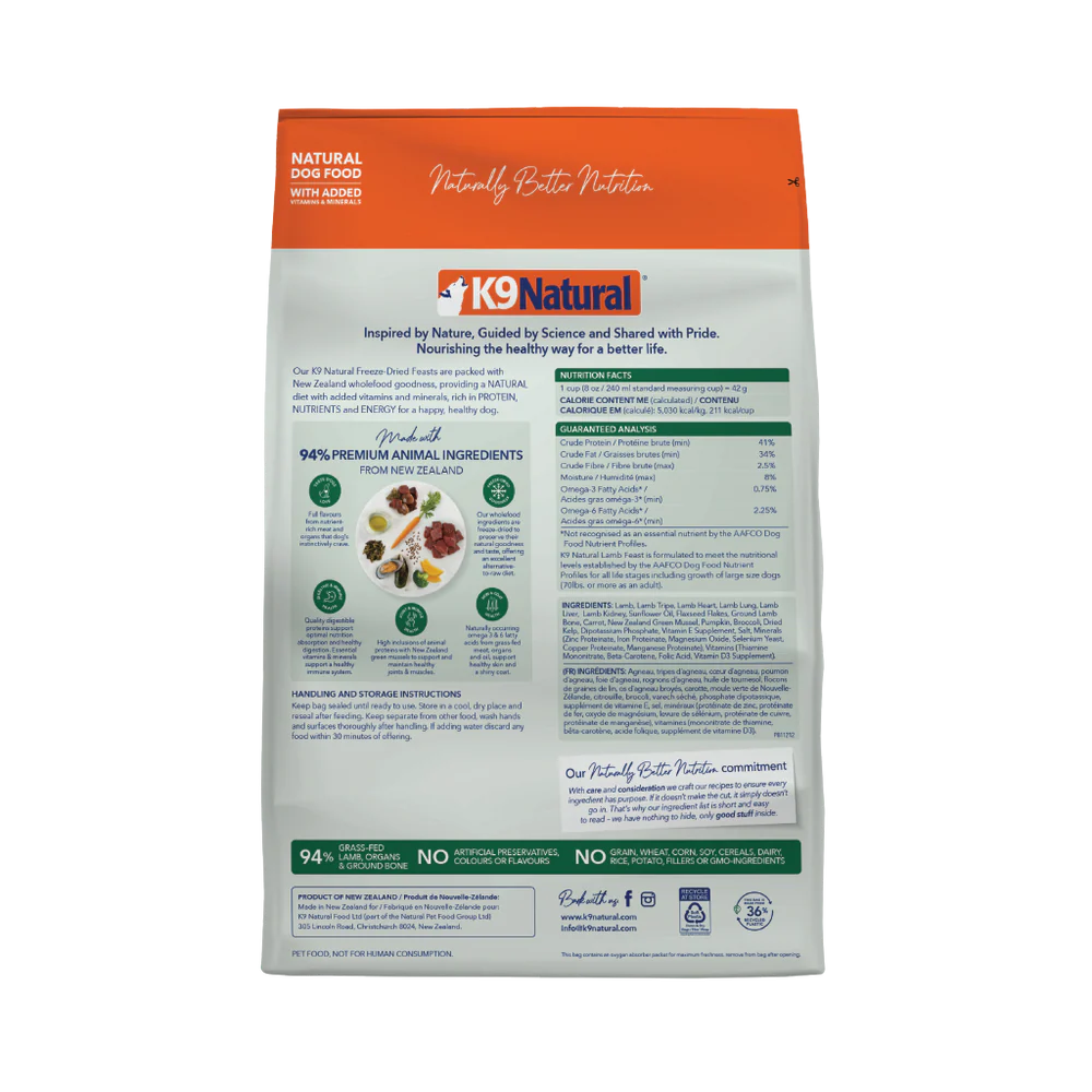 K9 Natural - Lamb Feast