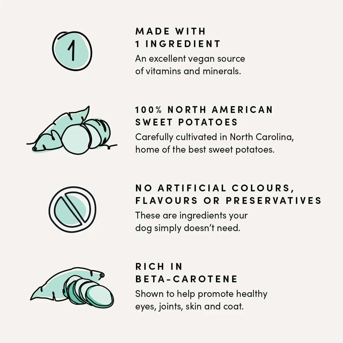 Crumps' Naturals - Sweet Potato Chews