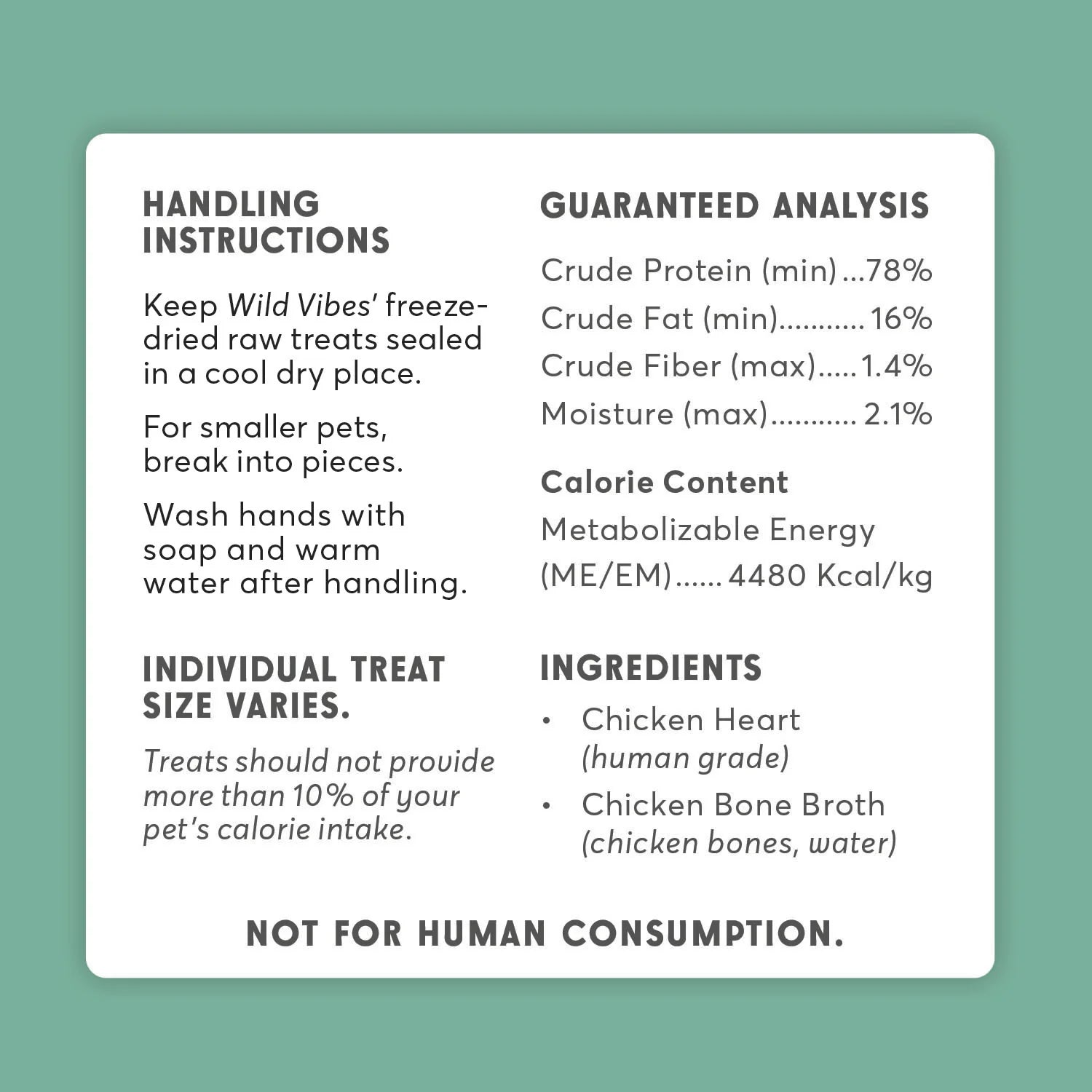 Wild Vibes - Chicken Heart and Bone Broth