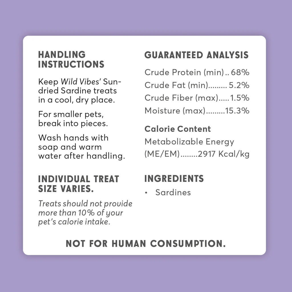 Wild Vibes - Sun Dried Sardines