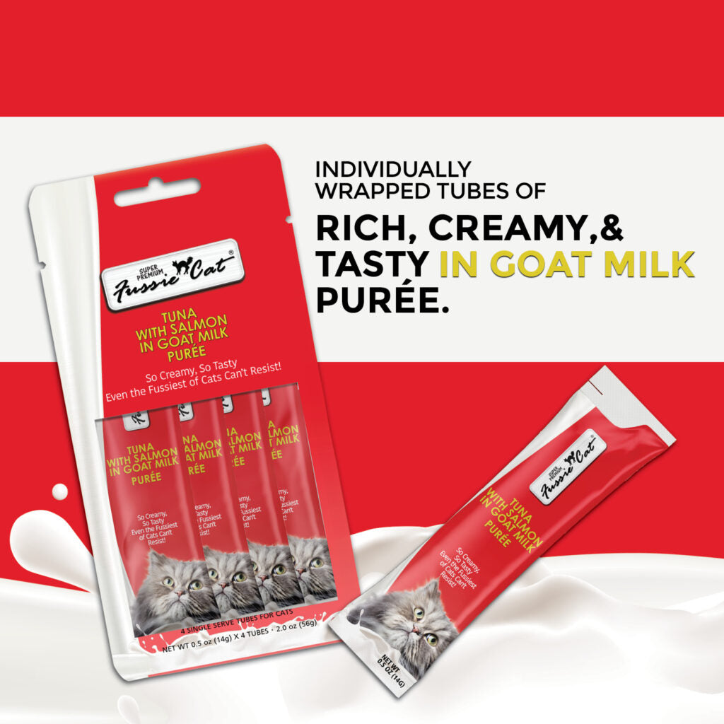 Fussie Cat - Tuna with Salmon in Goat Milk