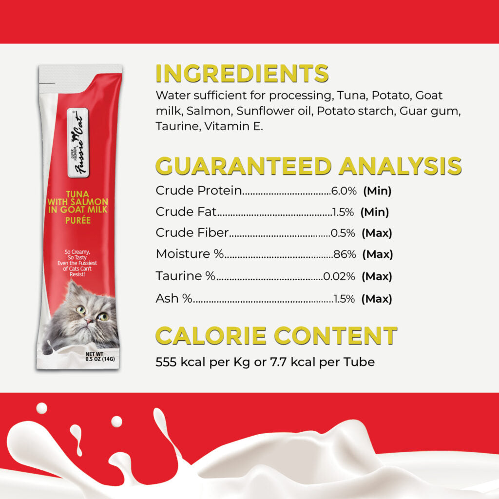 Fussie Cat - Tuna with Salmon in Goat Milk